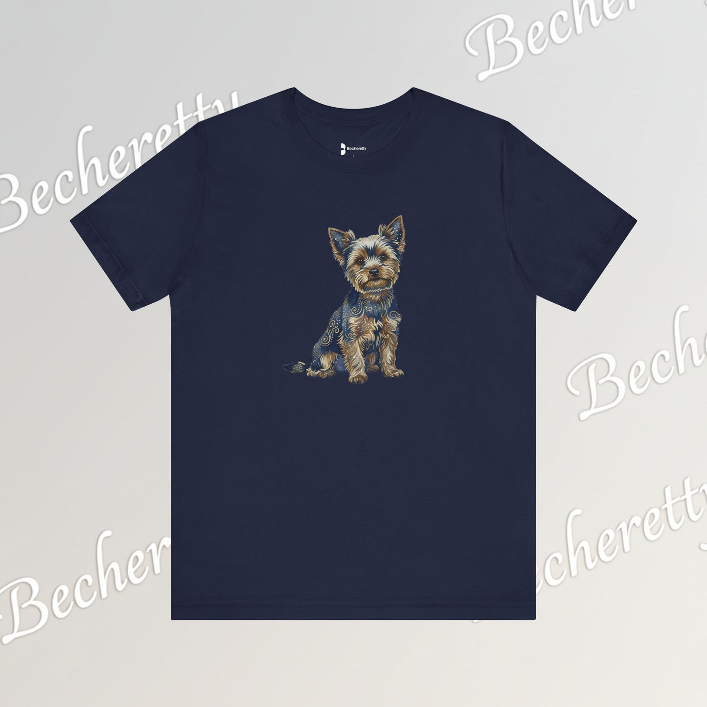 Yorkie T'Shirt - Art Graphic Becheretty - Perfect gift for Pets Lovers - Casual Wear