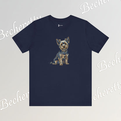 Yorkie T'Shirt - Art Graphic Becheretty - Perfect gift for Pets Lovers - Casual Wear