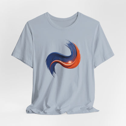 Graphic Abstract Colorful Brushstroke Tee - Art Minimalist Becheretty - Casual Wear - Authentic Apparel