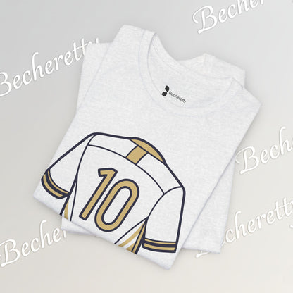 Soccer T-Shirt Number 10 - Art Minimalist Becheretty - Game Day - Casual wear - Perfect Gift for Soccer Lovers