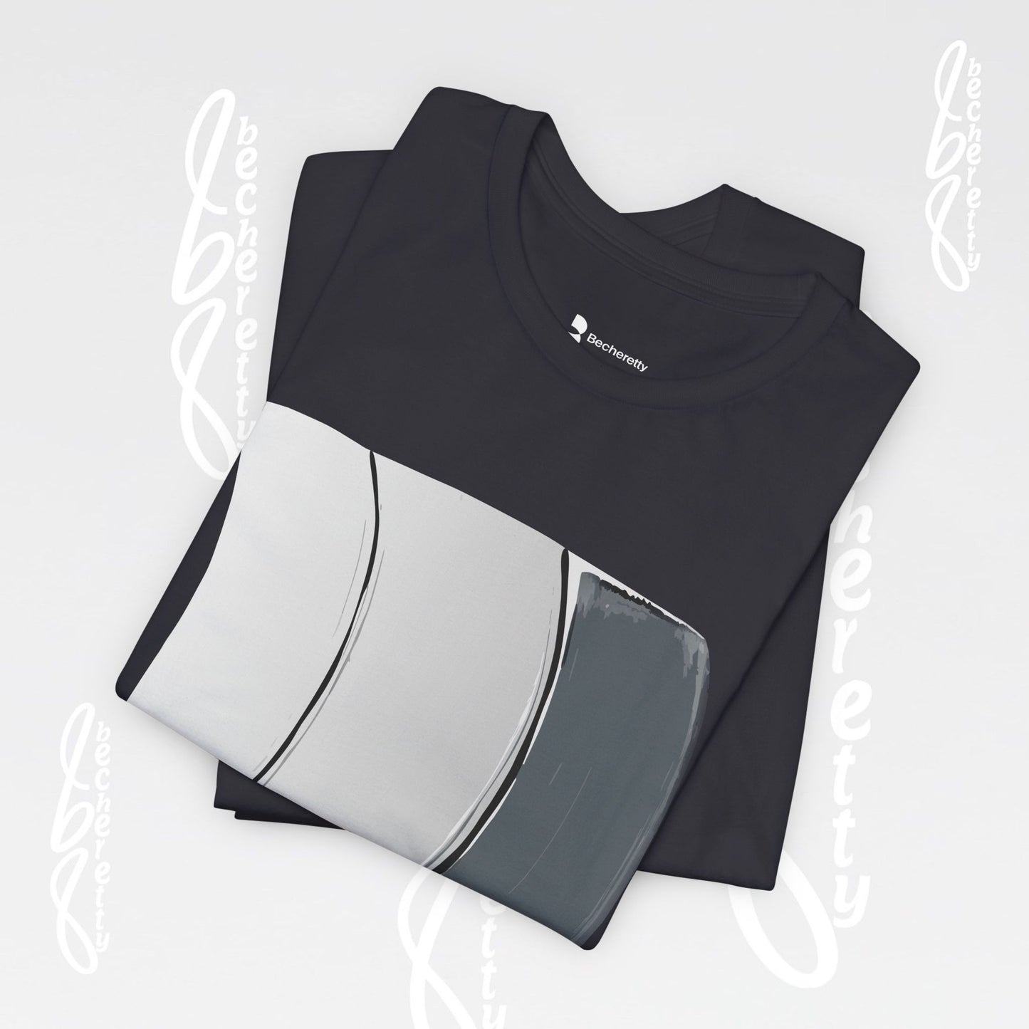 Modern Minimalist Becheretty design - Unisex Tee - Stylish Graphic - Summer - Casual Wear