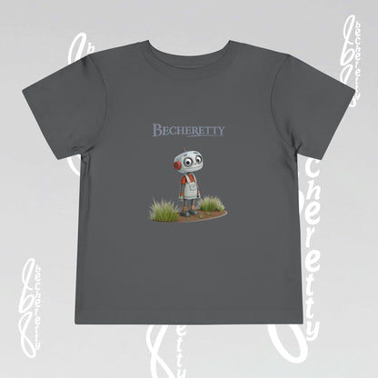 Toddler T'Shirt Short Sleeve - Cute Robot - Becheretty Graphic Design