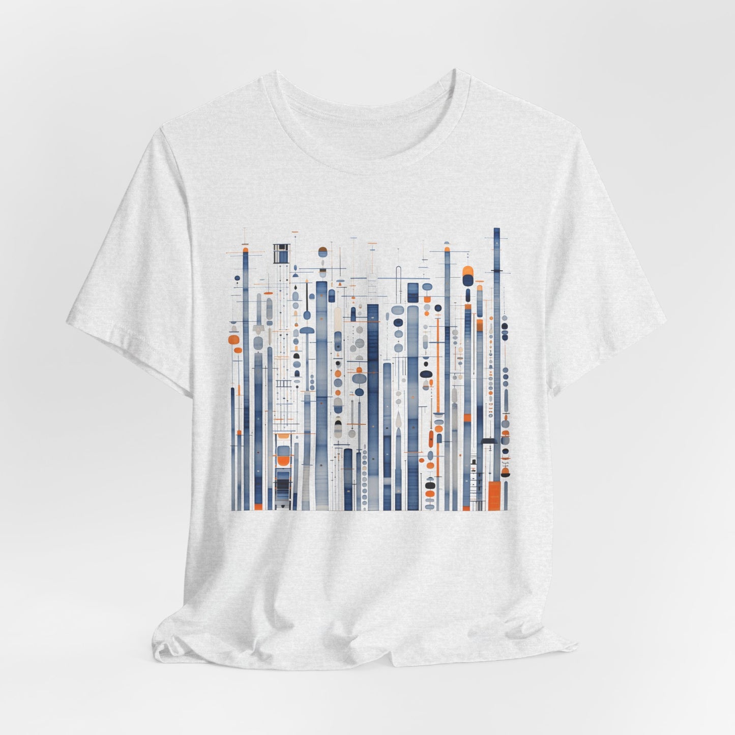 Urban Frequencies T-Shirt - Modern Geometric Graphic Becheretty - Wear the city. Feel the rhythm.