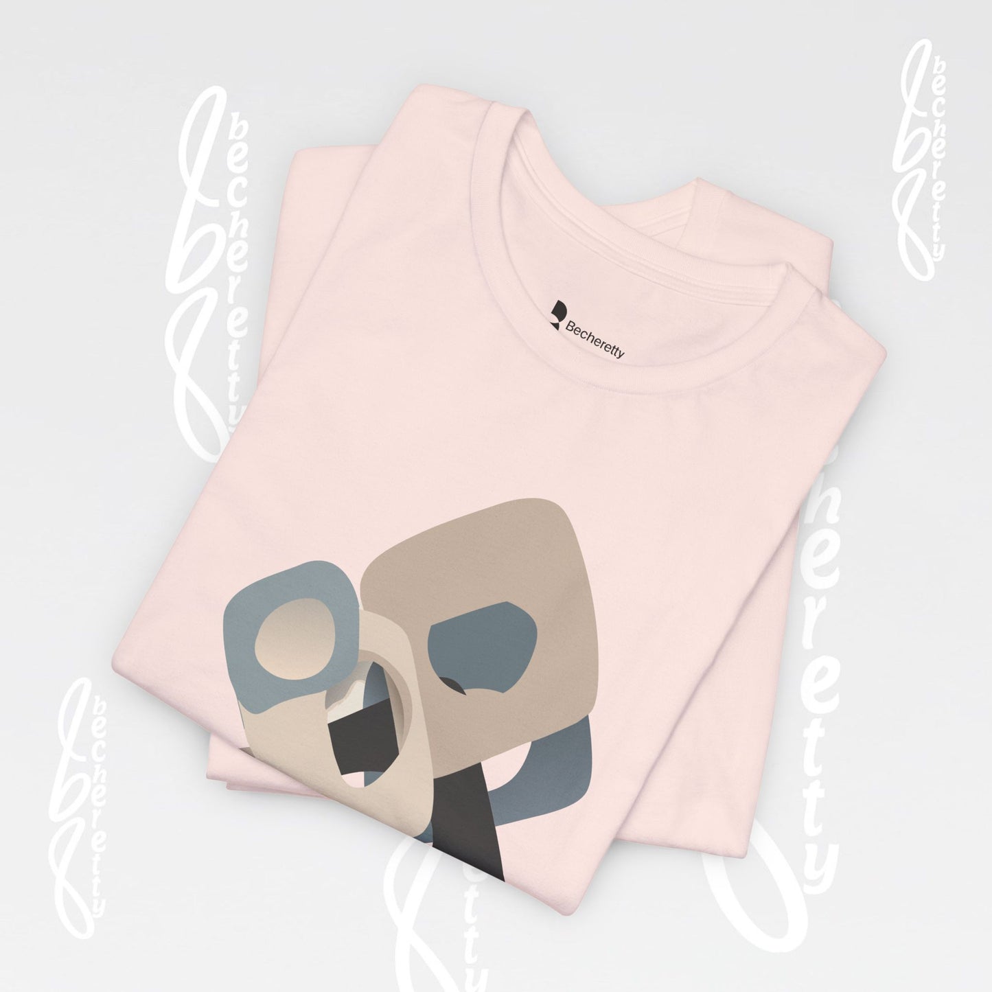 Flow Graphic Tee - Becheretty Minimalist Design - Perfect for art enthusiasts - Stylish Casual Wear