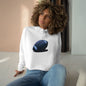 Football Lover’s Crop Hoodie - Becheretty's Graphic Art - Casual Outfit, Game Day Gift, Athletic Wear, Football Merchandise