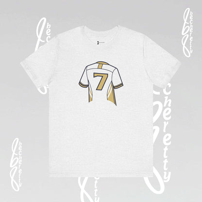 T-shirt - Number 7 GOAL - Art Graphic Minimalist Becheretty - Casual Wear - Team Spirit