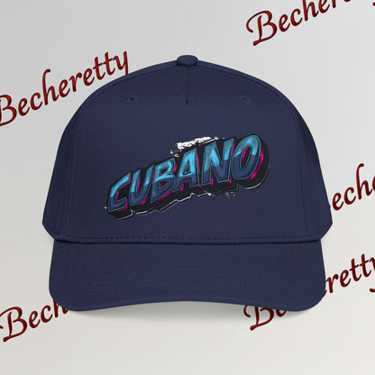 Snapback Baseball Cap "Cubano"  — Graphic Art Becheretty - Stylish companion for laid-back meetups - Gift Cap idea.