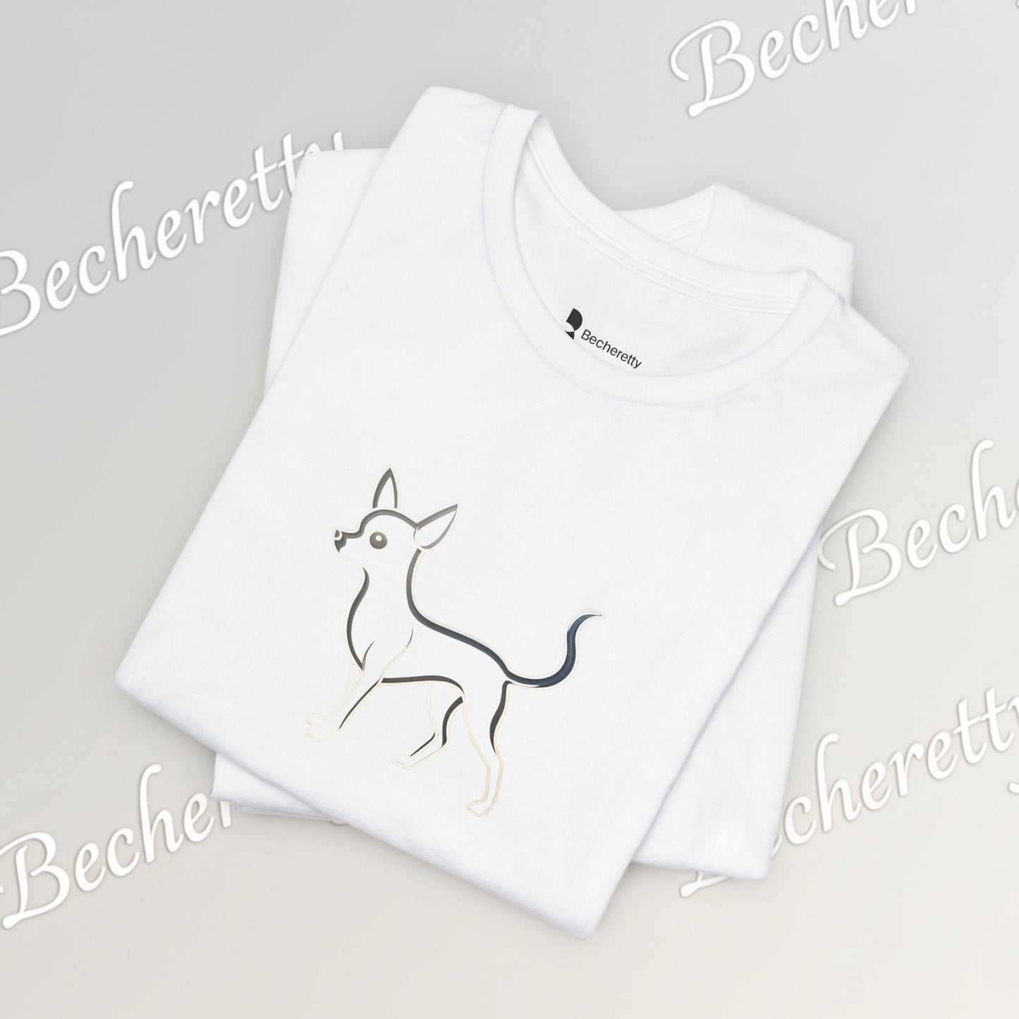 The Minimalist Muse: Chihuahua Line Art Tee Becheretty - "dog lovers"— less is often much more.