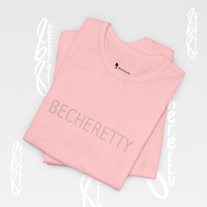 Becheretty  T-Shirt - Short Sleeve- Casual Style, Unisex - Relaxed Fit Top - Everyday wear