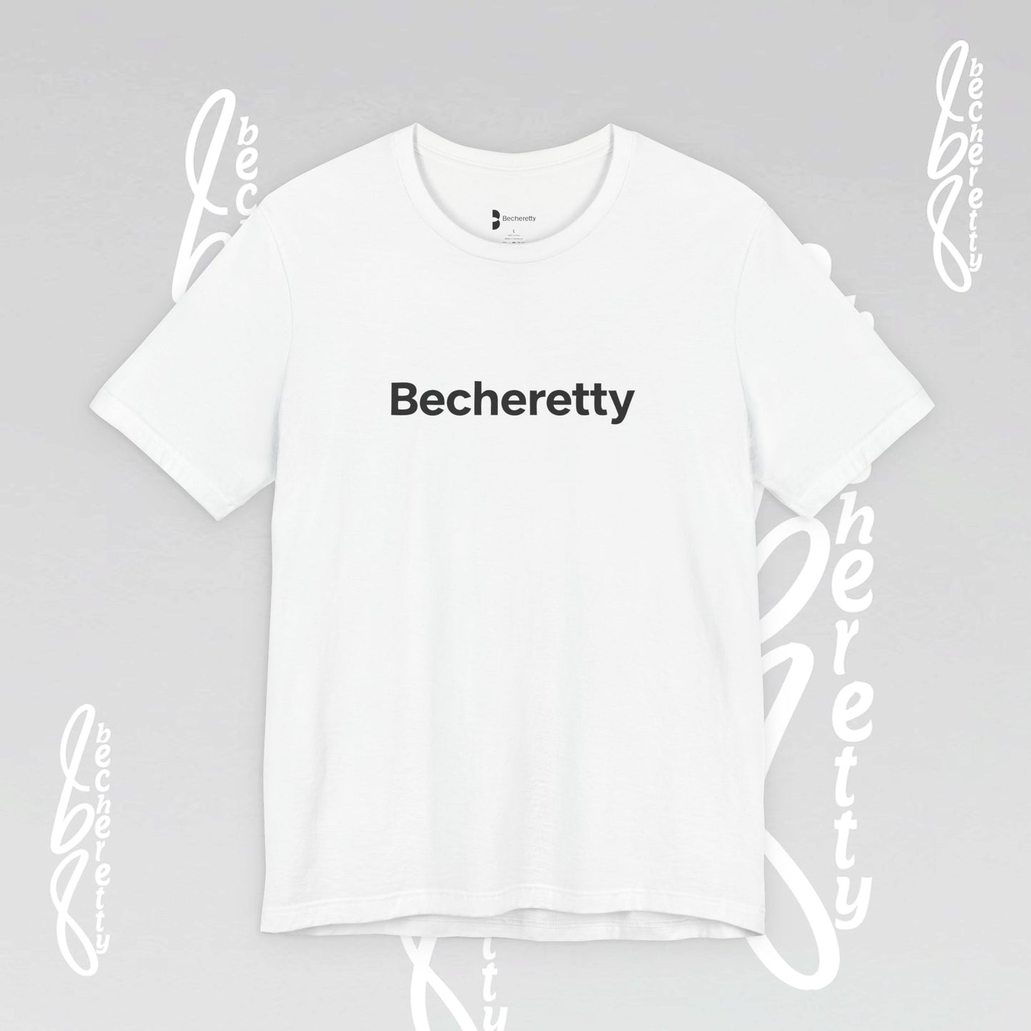 Short Sleeve Tee Becheretty  "Minimalist Design. Maximum Impact" Express Yourself. Casual Wear