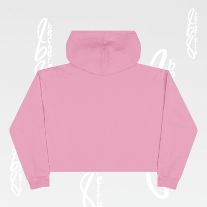 Trendy Crop Hoodie with Artistic Necklace Design Becheretty - Fashionable Sweatshirt, Gift for Her, Casual Wear, Stylish Loungewear