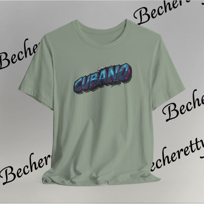 Graphic Tee "Cubano" Minimalist Art Graphic Becheretty - T-shirt that expresses confidence - Casual Wear