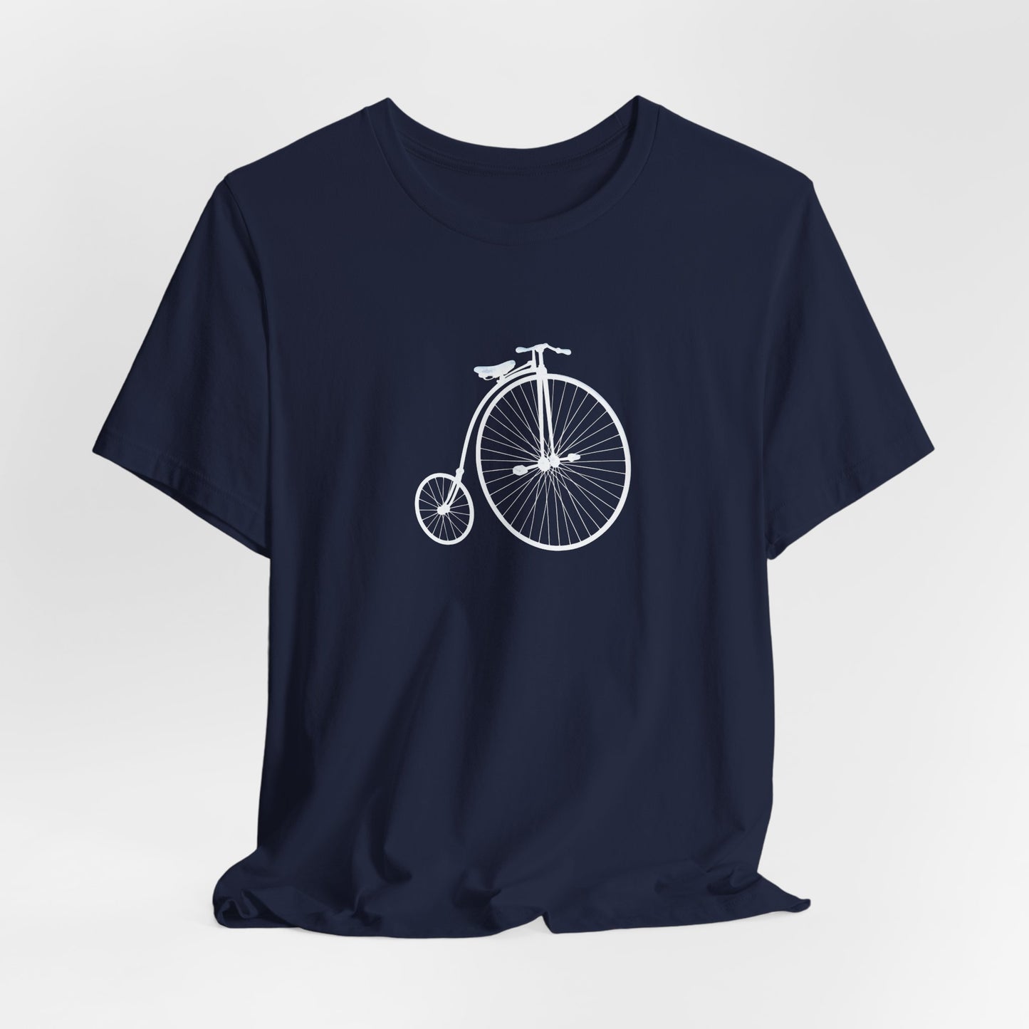 Penny-Farthing Vintage Bicycle Tee - Graphic Minimalist Tee Becheretty - Perfect T-Shirt for Cycling Enthusiasts, Casual wear
