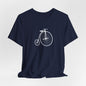 Penny-Farthing Vintage Bicycle Tee - Graphic Minimalist Tee Becheretty - Perfect T-Shirt for Cycling Enthusiasts, Casual wear