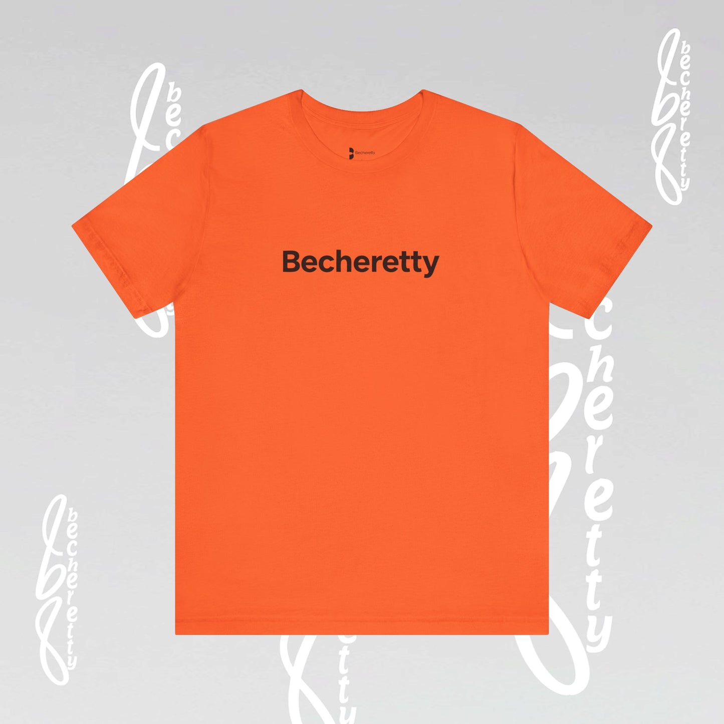Short Sleeve Tee Becheretty  "Minimalist Design. Maximum Impact" Express Yourself. Casual Wear
