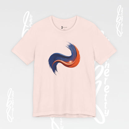 Graphic Abstract Colorful Brushstroke Tee - Art Minimalist Becheretty - Casual Wear - Authentic Apparel