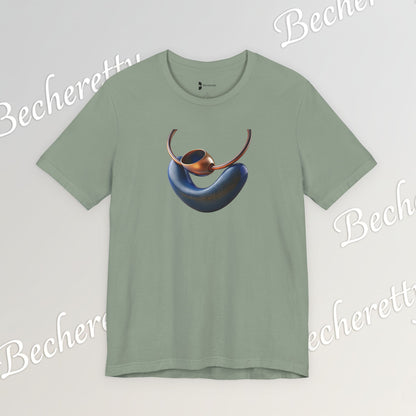 Necklace - Artistic design - T-Shirt short sleeve Becheretty- Fashion Casual Wear - Ideal Gift for Women
