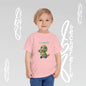 Toddler T-Shirt with a Cute Dino - Becheretty Playful Design Tee - Birthday Gift Idea