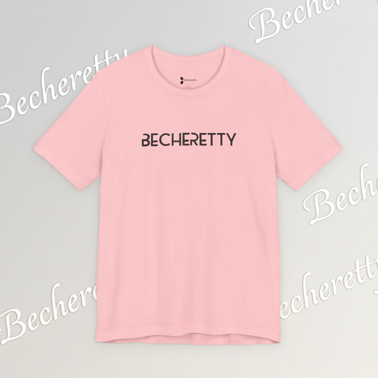 Short Sleeve Tee Becheretty  "Minimalist Design. Maximum Impact" Express Yourself. Casual Wear
