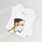 Abstract Profile Art Tee Becheretty — Minimal Geometric Woman Portrait T-Shirt
