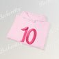 The "Perfect 10" Signature Hoodie - Art Minimalist Becheretty - Perfect balance between soft aesthetics and high-impact style.