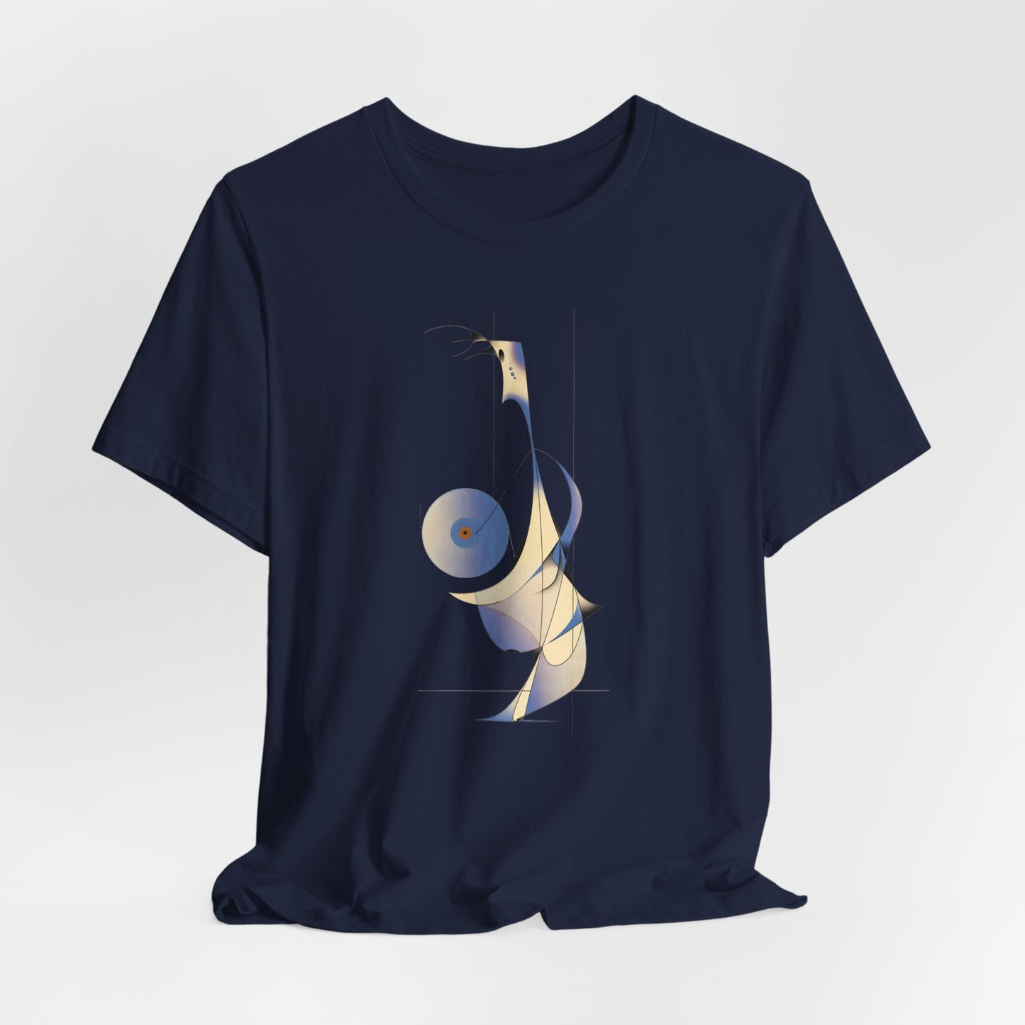 Abstract DJ Tee - Art Graphic Minimalist Becheretty - Perfect for Casual Outfits, Gift for Friends, Summer Style.