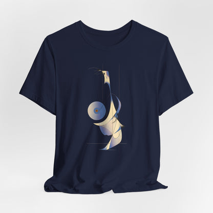 Abstract DJ Tee - Art Graphic Minimalist Becheretty - Perfect for Casual Outfits, Gift for Friends, Summer Style.