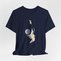 Abstract DJ Tee - Art Graphic Minimalist Becheretty - Perfect for Casual Outfits, Gift for Friends, Summer Style.