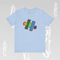 Colorful Puzzle Piece Tee - Art Graphic Becheretty - Support Autism Awareness, and Neurodiversity
