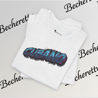 Graphic Tee "Cubano" Minimalist Art Graphic Becheretty - T-shirt that expresses confidence - Casual Wear