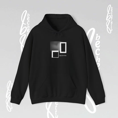 Hooded Minimalist Design Becheretty - Unisex, Pixel Void Line
