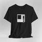 Cubist Portal Premium Tee - Minimalist Art Graphic Becheretty - Design that merges architectural precision and abstract expressionism.