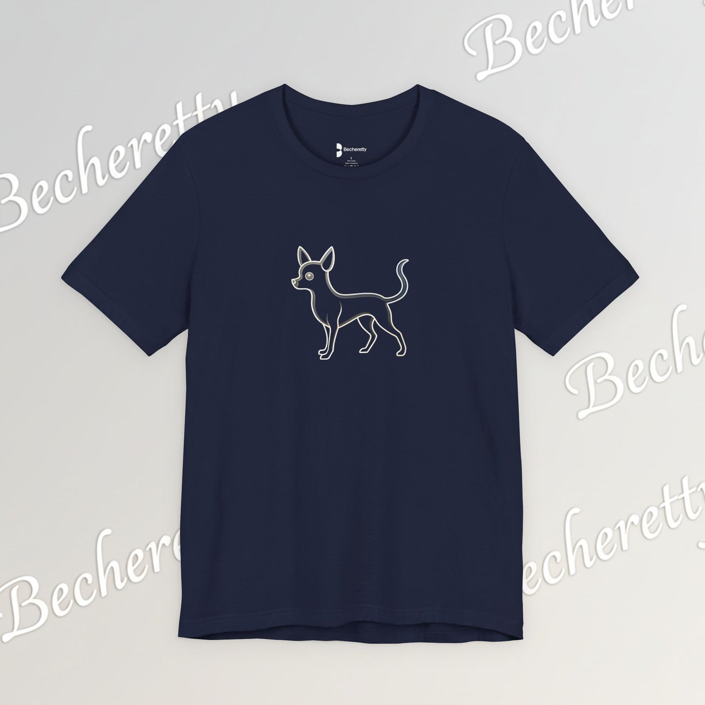 The Minimalist Muse: Chihuahua Line Art Tee Becheretty - "dog lovers"— less is often much more.