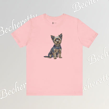 Yorkie T'Shirt - Art Graphic Becheretty - Perfect gift for Pets Lovers - Casual Wear