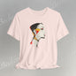 Abstract Profile Art Tee Becheretty — Minimal Geometric Woman Portrait T-Shirt