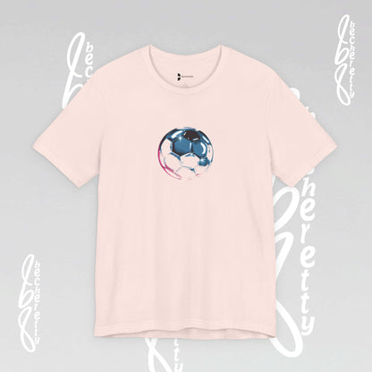 Artistic Soccer Ball T-Shirt - Becheretty Art Graphic - Active Lifestyle / Casual Wear