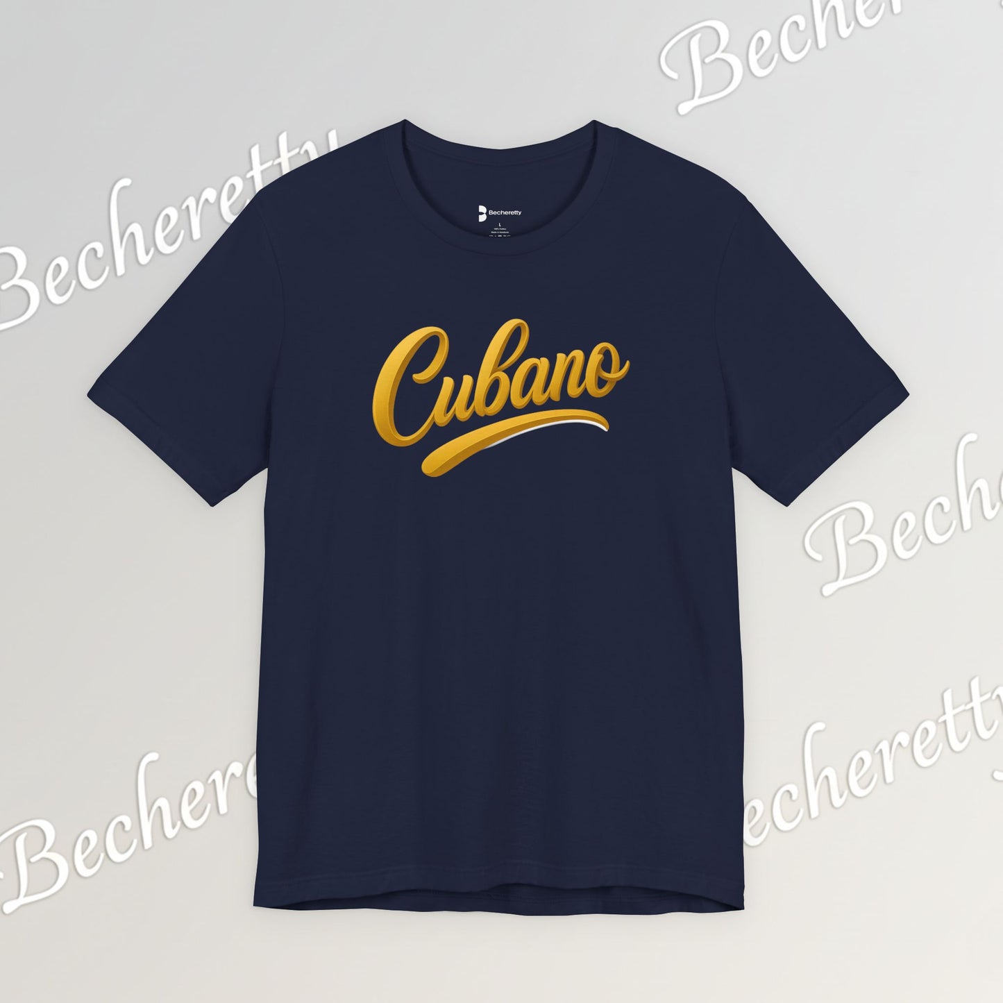 Graphic Tee "Cubano" Minimalist Art Graphic Becheretty - T-shirt that expresses confidence - Casual Wear
