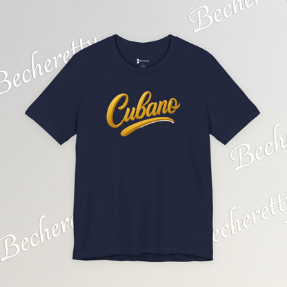 Graphic Tee "Cubano" Minimalist Art Graphic Becheretty - T-shirt that expresses confidence - Casual Wear