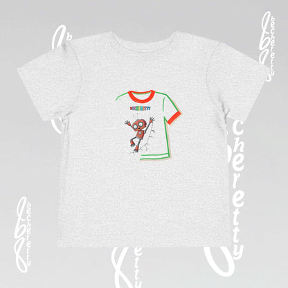 Toddler T-Shirt - Funny Robot Character Becheretty - Casual Kids outfit