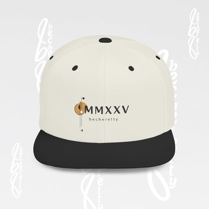 Snapback Cap Baseball - Becheretty MMXXV Graphic Art Minimalist
