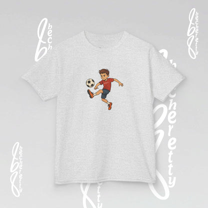 Kids Soccer Tee - Becheretty - Perfect for Sports Fans, Birthday Gifts, Team Outfits, Playdates, Summer Fun