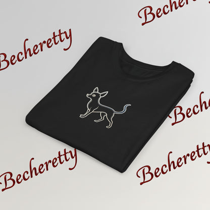 Youth T'Shirt - Graphic Chihuahua - Minimalist Art Becheretty