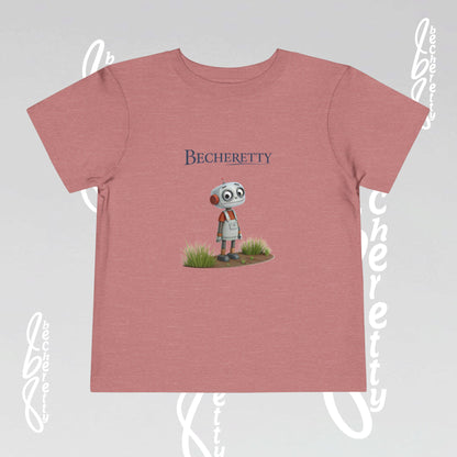 Toddler T'Shirt Short Sleeve - Cute Robot - Becheretty Graphic Design