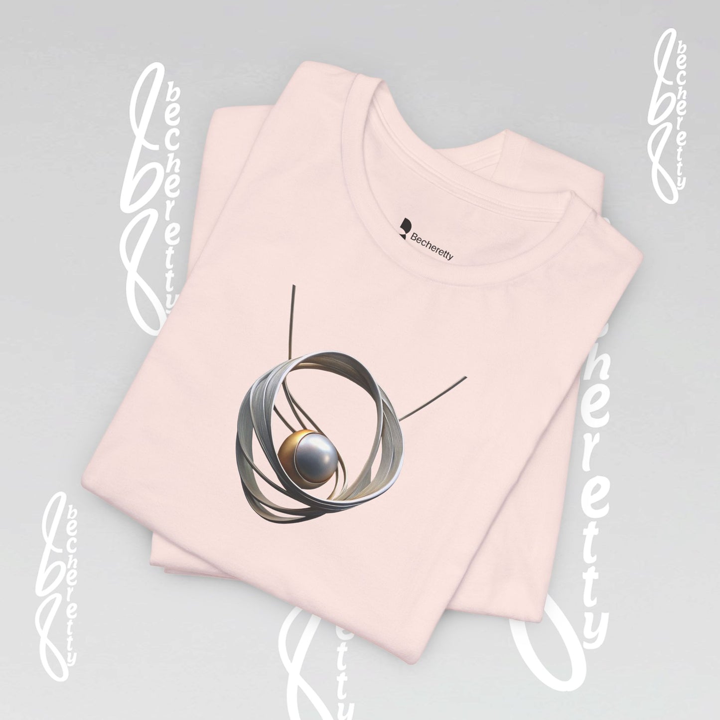 Modern Design "Necklace" Graphic T-Shirt Becheretty - Trendy Outfits, Casual Wear - Gift for Art Lovers - Unique Style