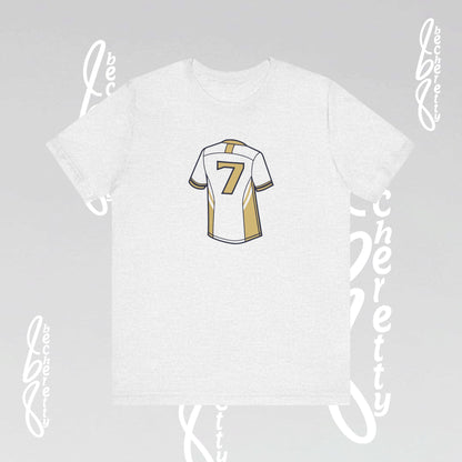 Soccer T-shirt - Number 7 - Unisex - Minimalist graphic Becheretty - Casual Wear - Team Spirit