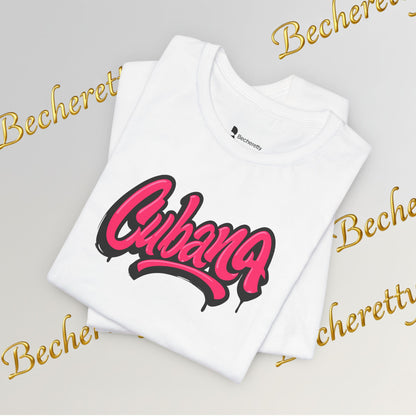 Graphic Tee "Cubana" Art Minimalist Becheretty - T-shirt that expresses confidence - Casual Wear