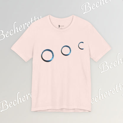 Moon Phase Tee — Minimal Lunar Circle T-Shirt - Art Graphic Becheretty - Everyday outfit
