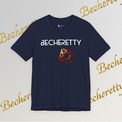 Stylish Minimalist Art Design Becheretty - Trendy short sleeve T-Shirt - Casual Wear - Gift for Him