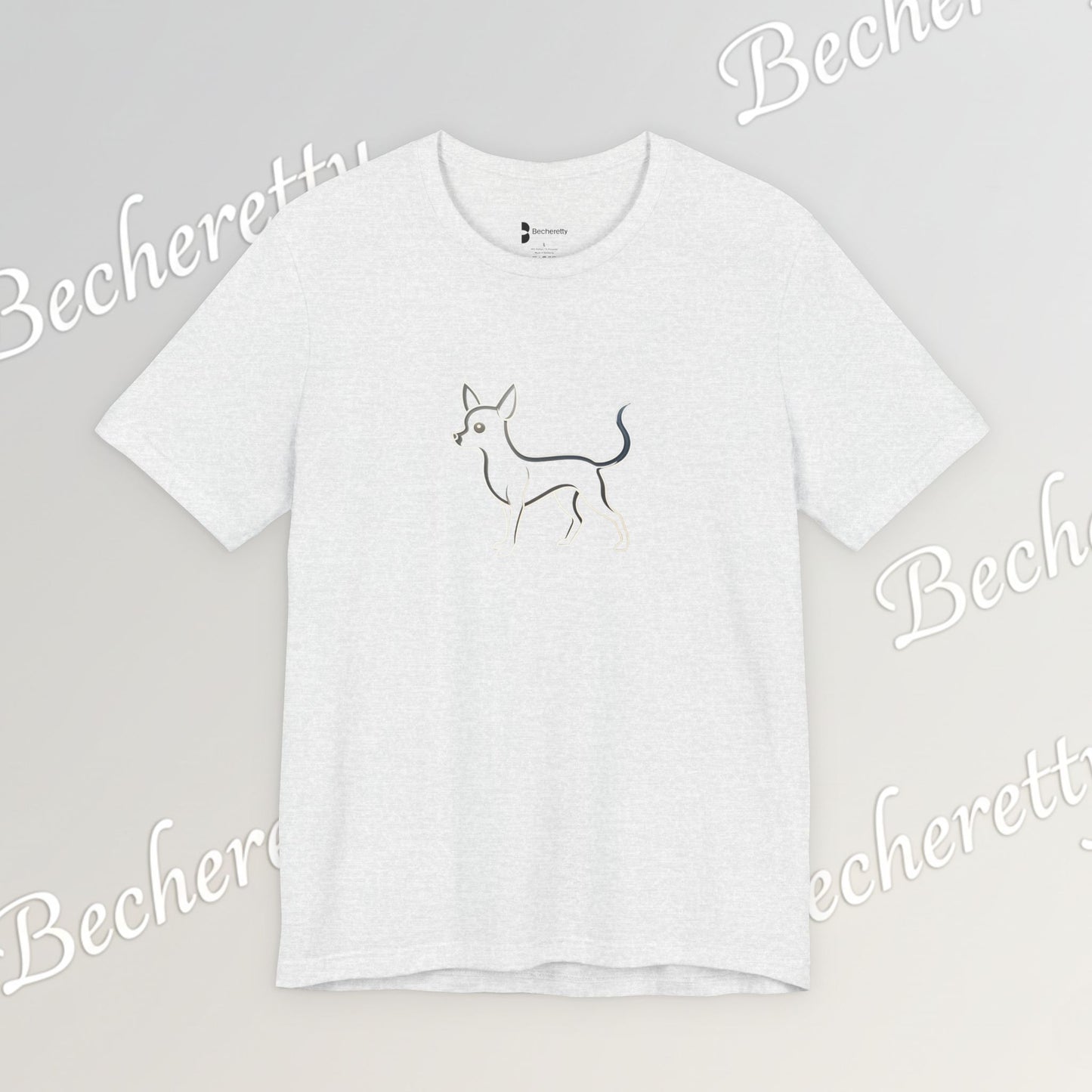 The Minimalist Muse: Chihuahua Line Art Tee Becheretty - "dog lovers"— less is often much more.