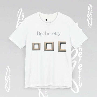 Modern Minimalist Graphic Tee - Becheretty - Artistic Everyday wear, Unique gift